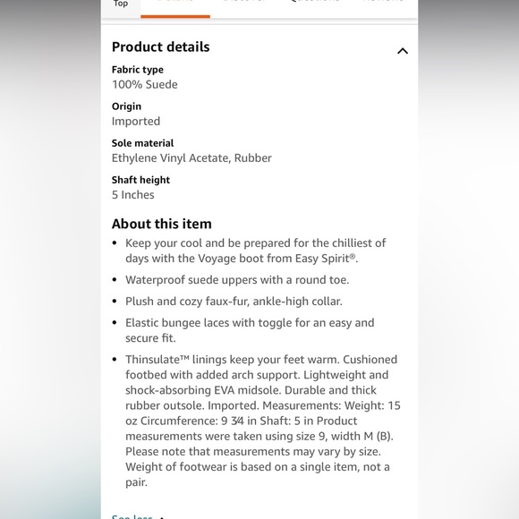 NWT Easy Spirit Womens Voyage Winter Boots size 12 black - Picture 12 of 13